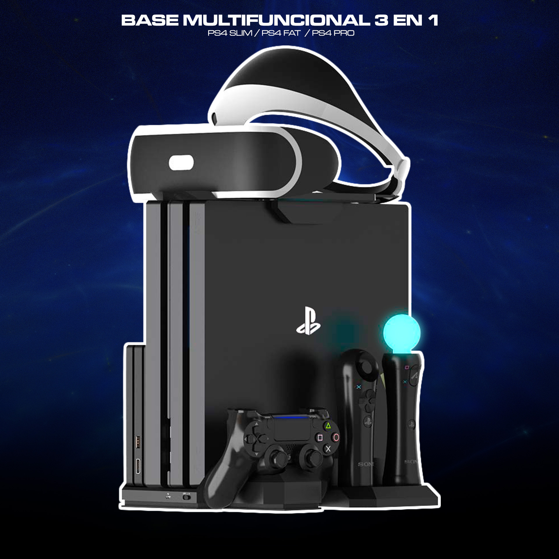 Soporte de Celular para Mando PS4 Dualshock 4 Fat/Slim/Pro - RAC STORE